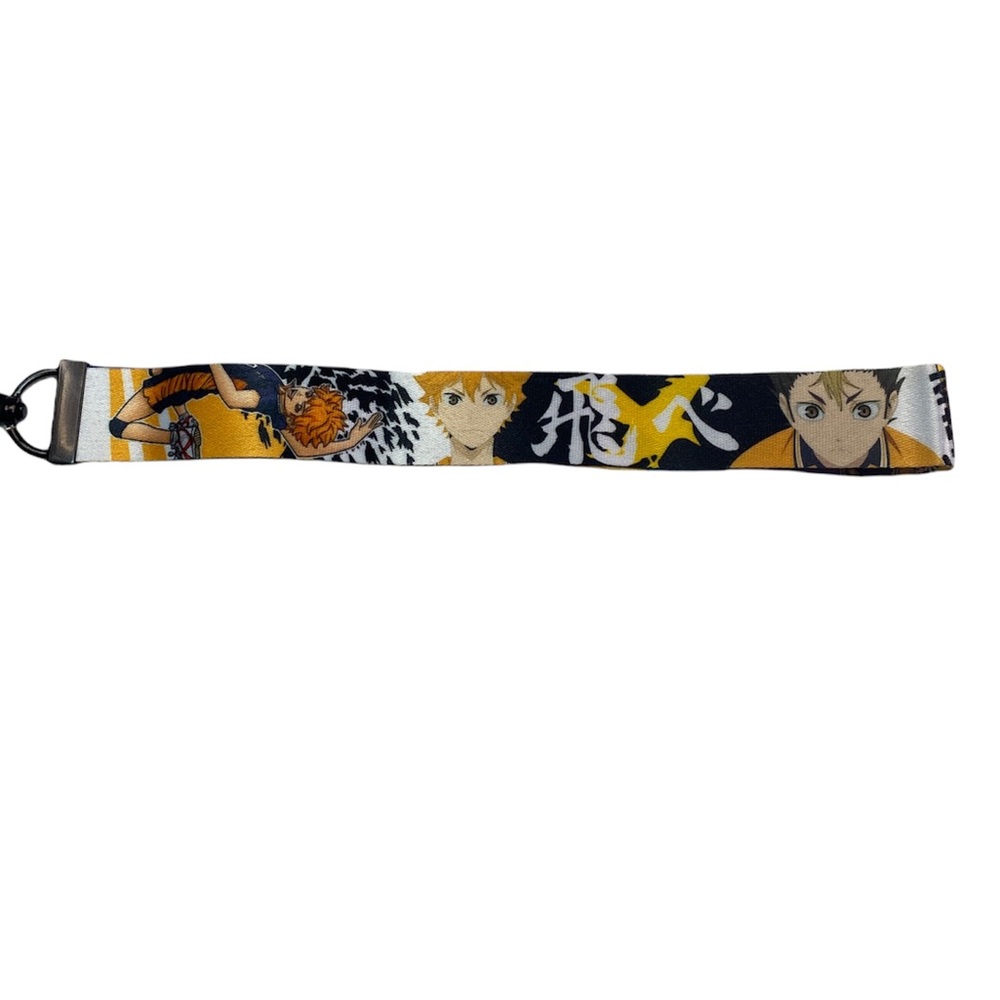 Haikyuu Anime Shoyo Toru Volleyball Characters ID Badge Holder Lanyard Wristlet